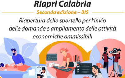 Riapri Calabria 2-bis. Contributi a imprese e professionisti