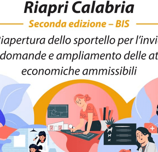 Riapri Calabria 2-bis. Contributi a imprese e professionisti