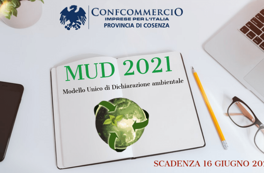 Modello unico di dichiarazione ambientale (MUD) 2021