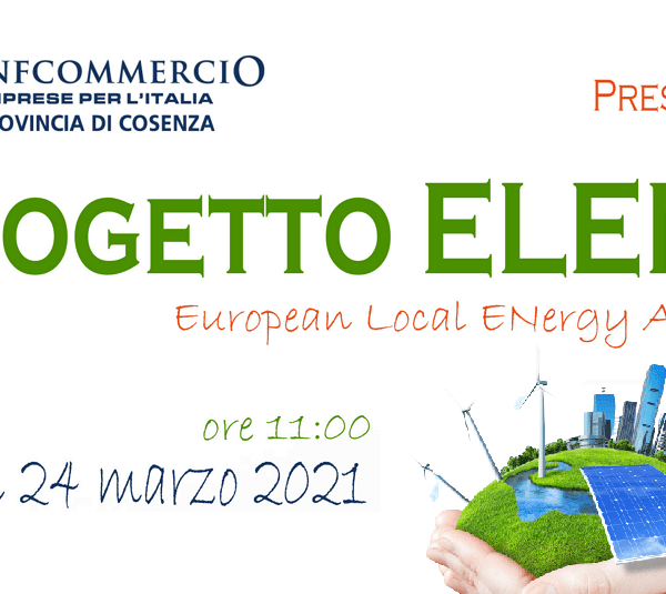 Webinar 24 marzo. Presentazione Programma ELENA