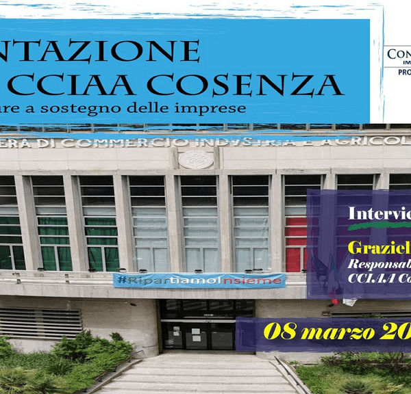 Confcommercio Cosenza. Presentazione di misure a sostegno delle imprese