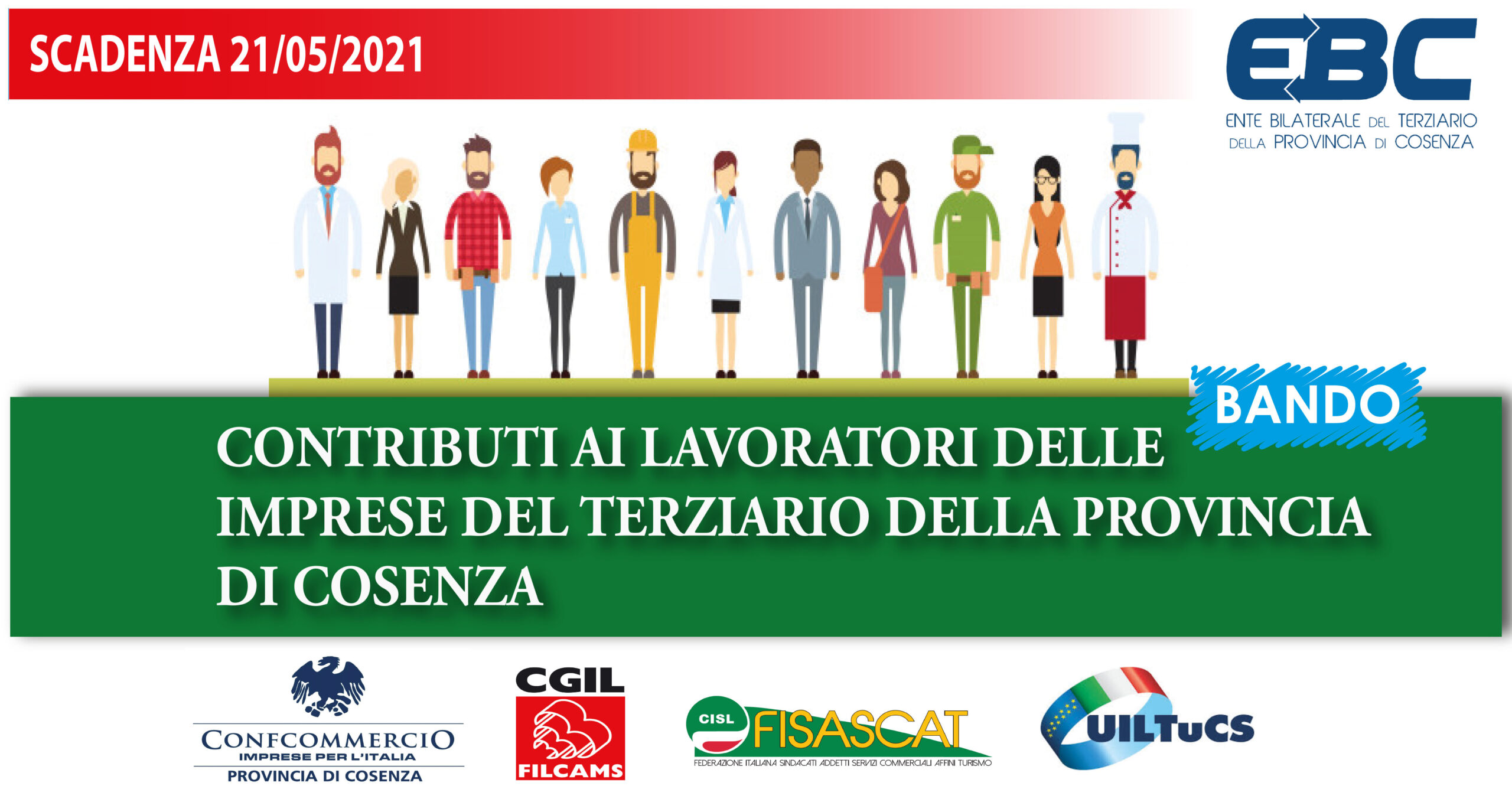 Ente Bilaterale. Nuovo bando contributi per i lavoratori delle imprese del terziario