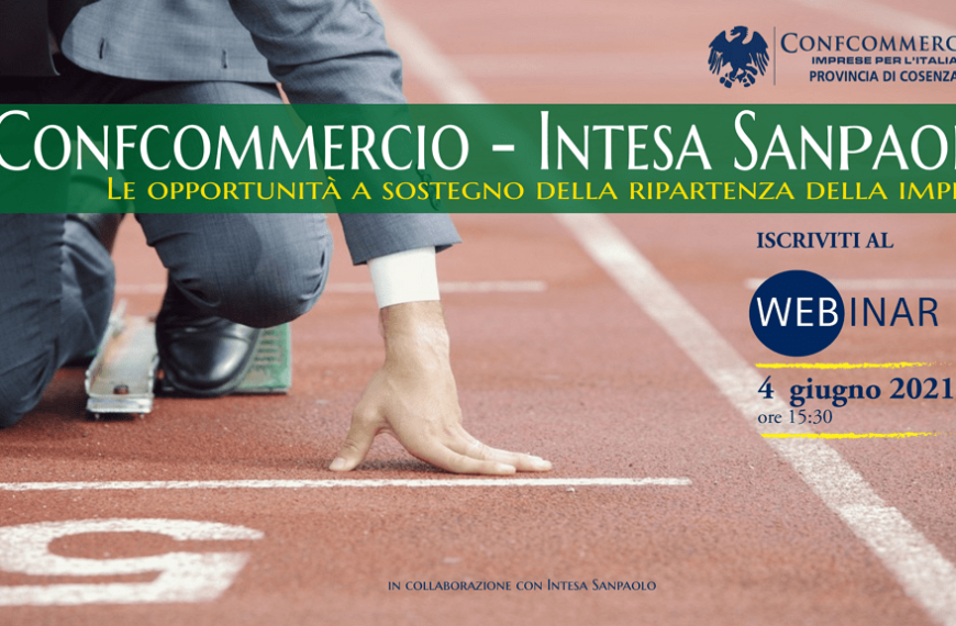 Webinar Confcommercio Cosenza – Intesa Sanpaolo