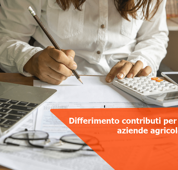 Differimento contributi per commercianti, aziende agricole e della pesca