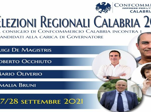 Confcommercio Calabria incontra i candidati alle elezioni regionali