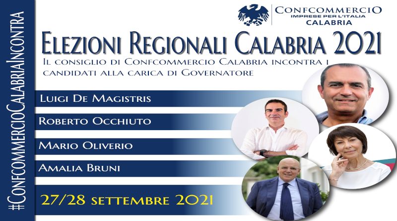 Confcommercio Calabria incontra i candidati alle elezioni regionali