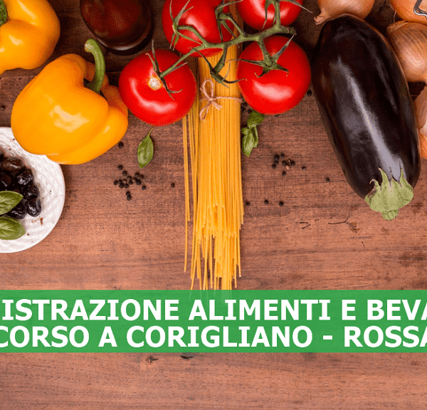 corso per la somministrazione di alimenti e bevande a corigliano rossano