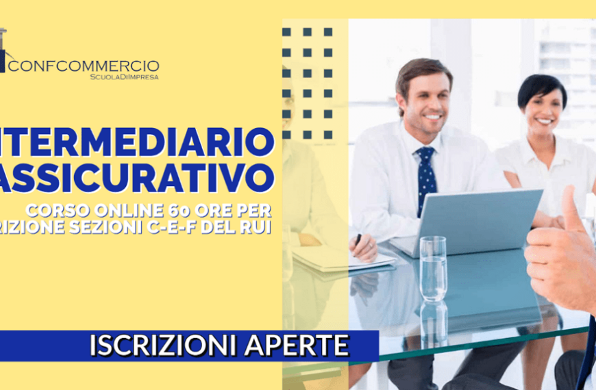 locandina corso di formazione per intermediario assicurativo