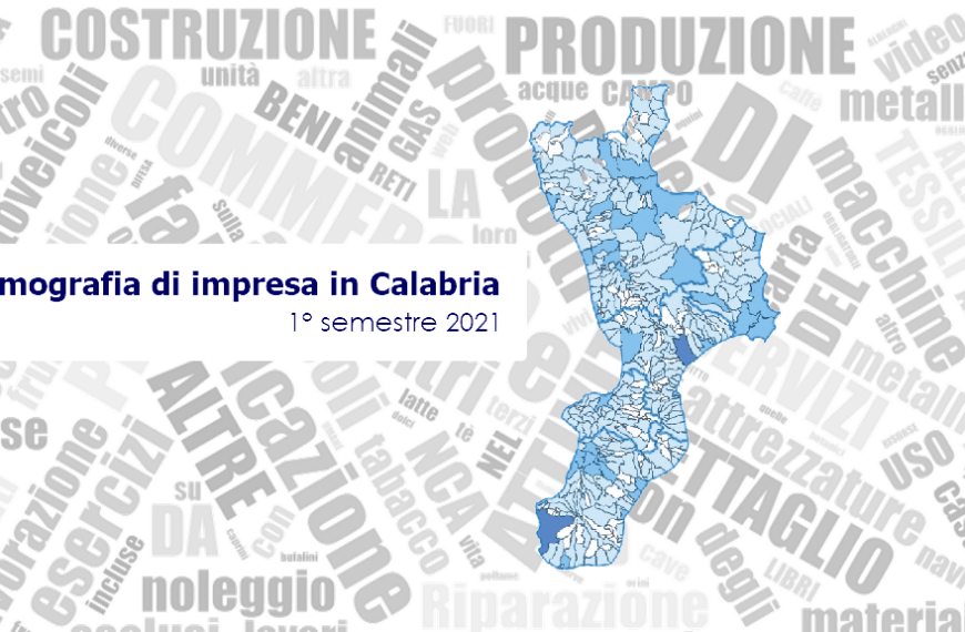 Demografia delle imprese in Calabria 2021
