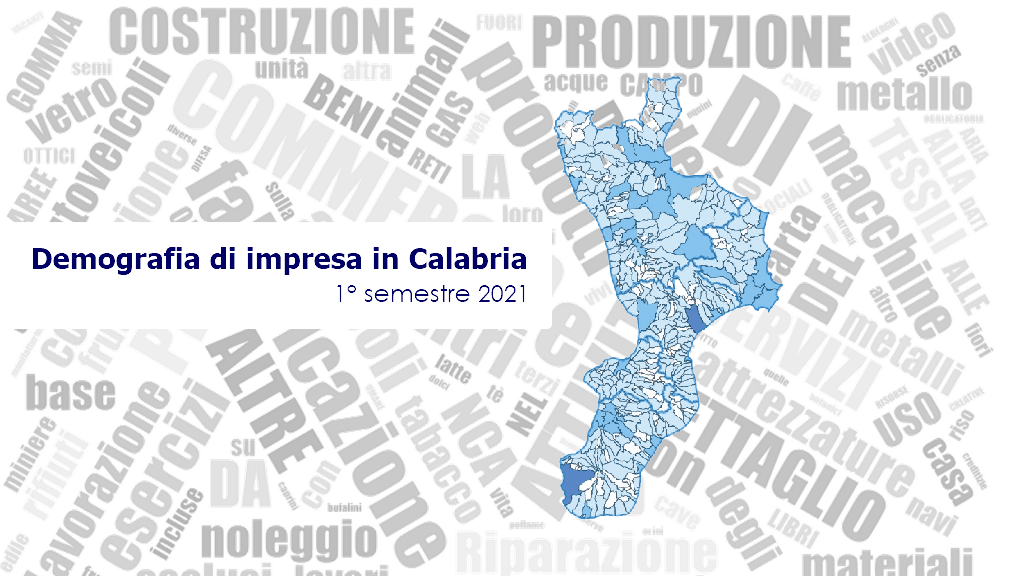 Demografia delle imprese in Calabria 2021