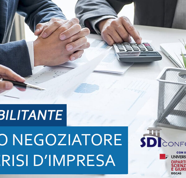 Corso abilitante per Esperto Negoziatore della crisi di impresa