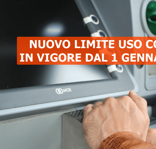 Nuovo limite per l’utilizzo di denaro contante