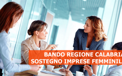 Regione Calabria. Bando sostegno imprenditoria femminile