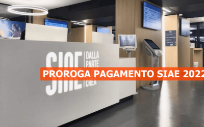 Pagamento SIAE. Proroga al 22 aprile 2022