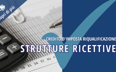 Credito d’imposta per riqualificazione strutture ricettive