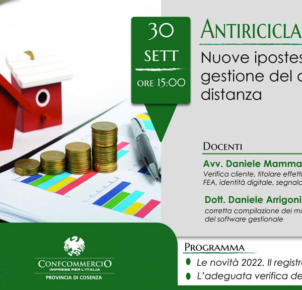Fimaa. Webinar novità antiriciclaggio 2022