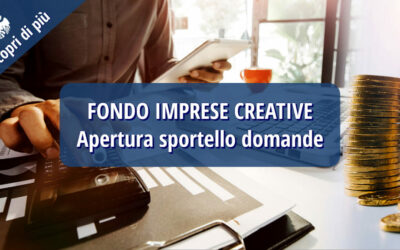 Fondo imprese creative. Apertura sportello