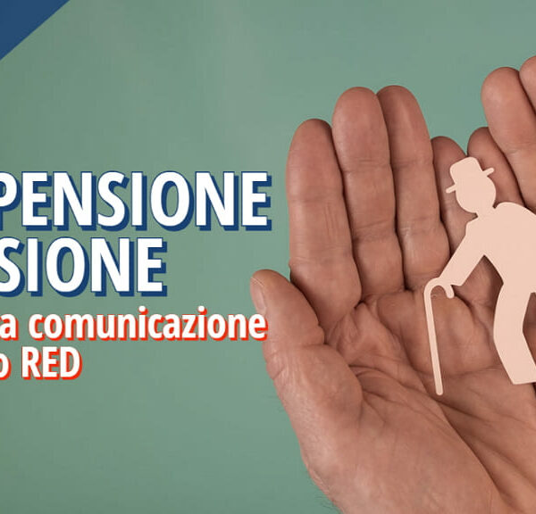 Sospensione pensione per mancata presentazione modello RED