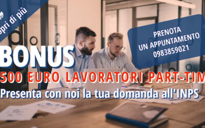 Bonus 550 euro lavoratori part-time