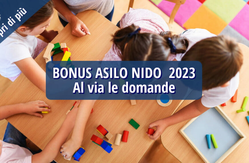 Bonus Asilo Nido 2023: al via le domande