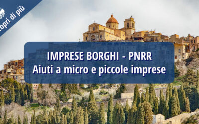 Pnrr. Supporto alle imprese che operano nei borghi