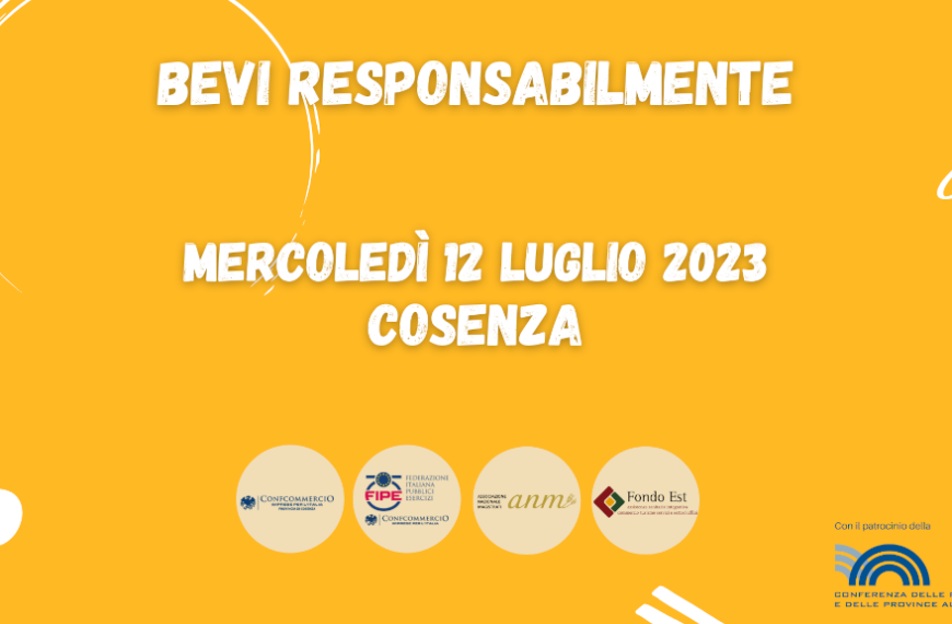 Bevi responsabilmente cosenza