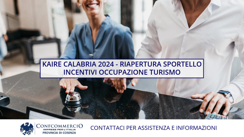 Kaire Calabria 2024: riapertura dello sportello