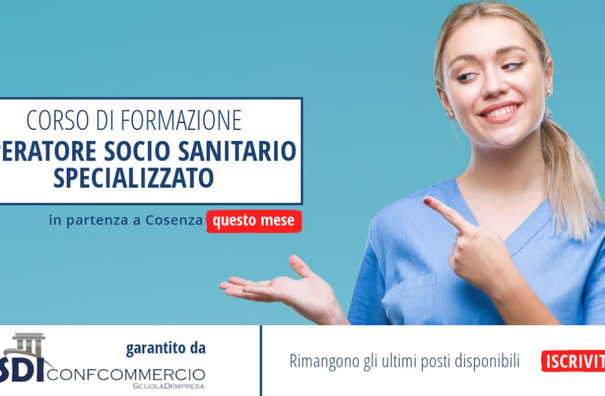 corso operatore socio sanitario in partenza a cosenza il 20 maggio 2024