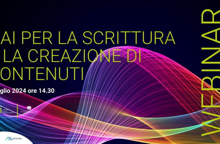 webinar AI per la scrittura e la creazione di contenuti