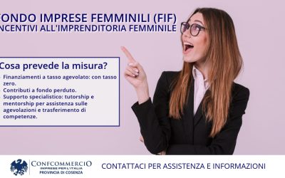 Fondo Imprese Femminili: Incentivi per le donne in Calabria