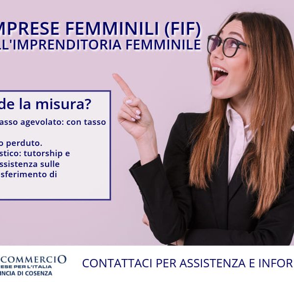 Fondo Imprese Femminili: Incentivi per le donne in Calabria