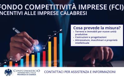 Fondo Competitività Imprese (FCI): Un’opportunità per le imprese calabresi