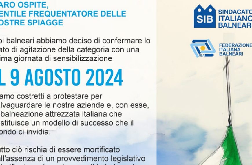 SIB Confcommercio Cosenza aderisce alla mobilitazione del 9 agosto