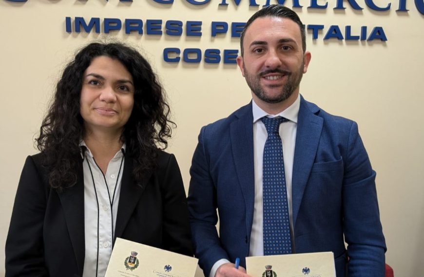 Confcommercio Cosenza e Comune di Aiello Calabro: siglato un protocollo per la valorizzazione del territorio