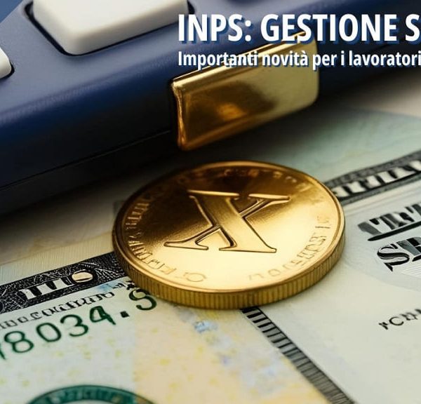Denaro e calcolatrice, simbolo della gestione dei contributi previdenziali