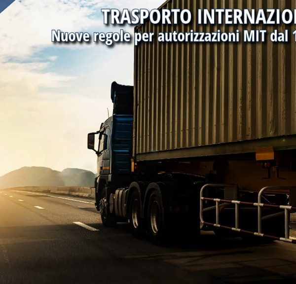 Camion su strada con container: nuove regole MIT 2025 per autorizzazioni al trasporto internazionale merci.