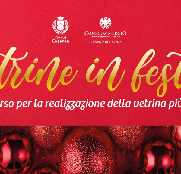 Vetrine in festa: torna il concorso che accende la magia del Natale a Cosenza