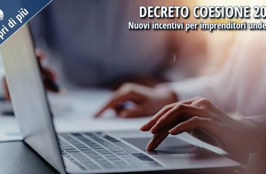 Decreto Coesione 2025, incentivo INPS per l’avvio di imprese giovanili under 35