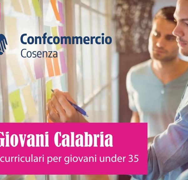 Tirocini extracurriculari under 35 in Calabria: giovani al lavoro in azienda con il supporto di Confcommercio Cosenza