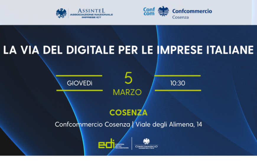 “La via del digitale per le imprese italiane” fa…
