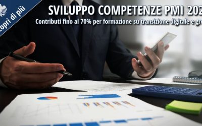 Sviluppo Competenze PMI 2026: contributi fino al 70% per formazione su transizione digitale e green