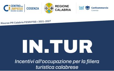 IN.TUR. In Confcommercio Cosenza un incontro dedicato agli incentivi per l’occupazione nella filiera turistica