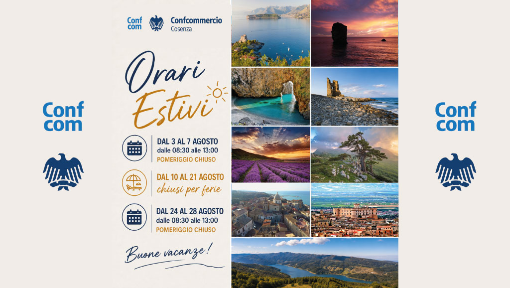 orari estivi uffici