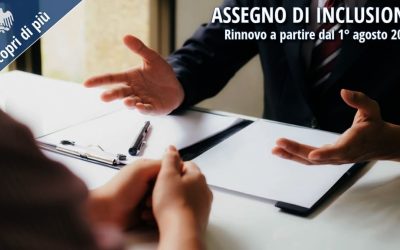 Assegno di Inclusione: rinnovo dal 1° agosto 2026