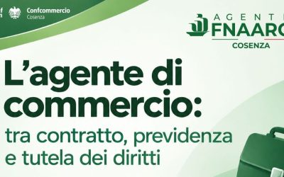 Agenti di commercio: il 22 settembre l’incontro promosso da Fnaarc Cosenza su contratto e tutela dei diritti