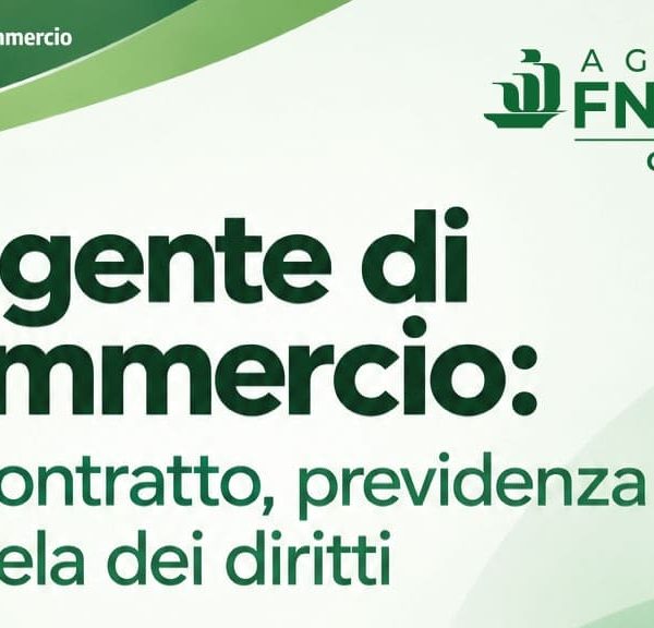 Locandina dell’incontro Fnaarc Cosenza dedicato agli agenti di commercio, in programma il 22 settembre 2026.