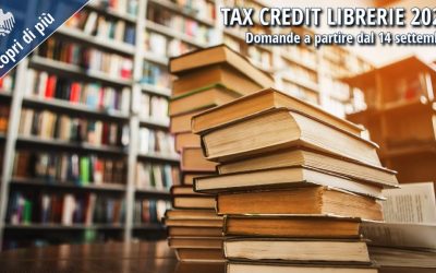 Tax Credit Librerie 2026: domande dal 14 settembre